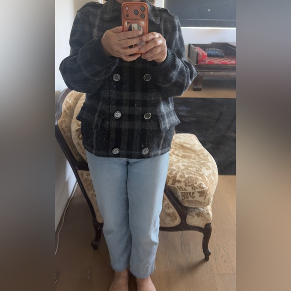 Women Burberry Wool Jacket US size 8 - Picture 5 of 5